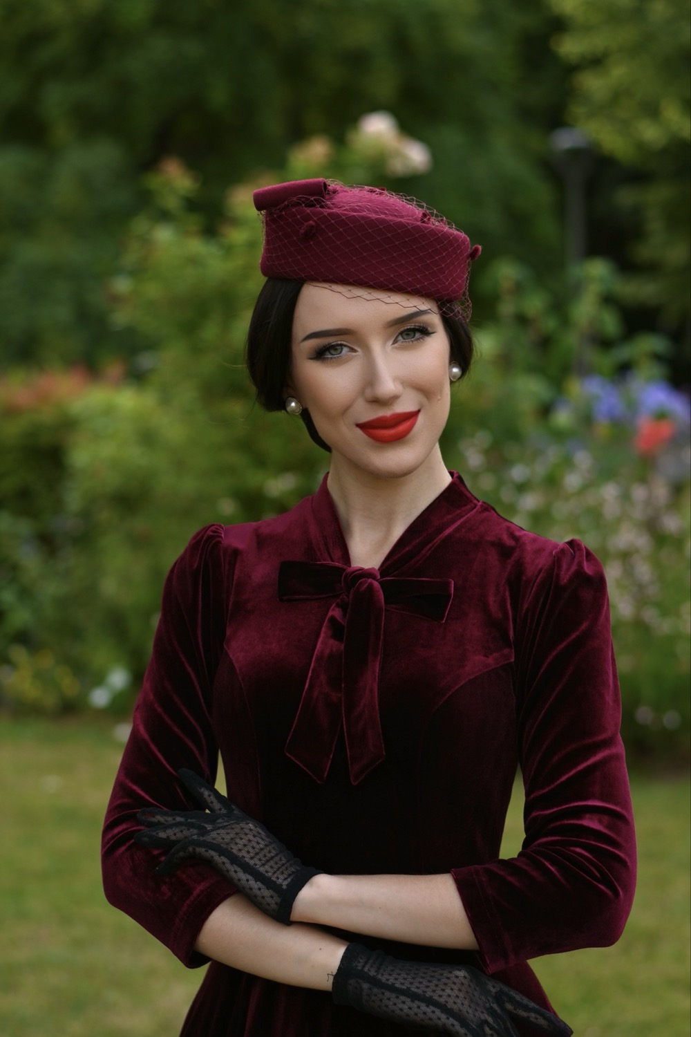Sylvie Velvet Swing Dress